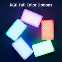 VILTROX RGB LED panelové světlo na fotoaparátu pro fotografování 2600K-6800K stmívatelné video osvětlení pro ovládání smartphonu